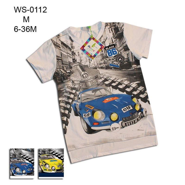 Picture of WS0112- HIGH QUALITY CARS COTTON TOP / T-SHIRT